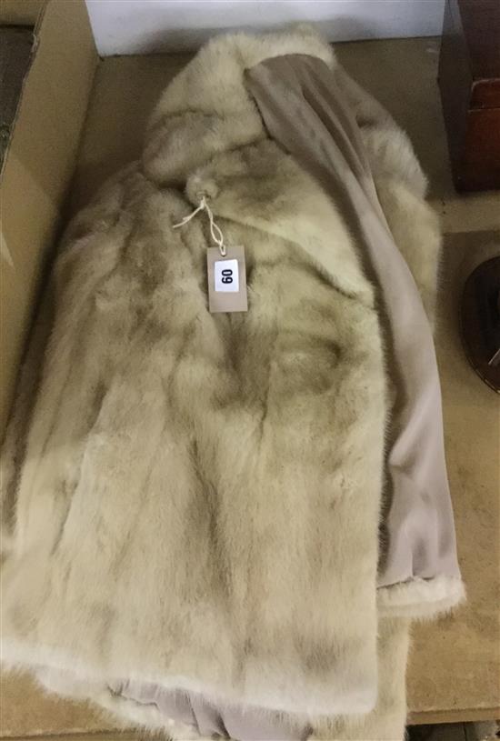 Blonde mink jacket